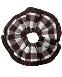 Damson Madder - Organic Cotton Frill Scrunchie - Lyst