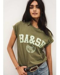 Ba&sh - Ioni Graphic Cotton T-Shirt - Lyst