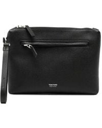 Tom Ford - Grained Leather Pouch - Lyst
