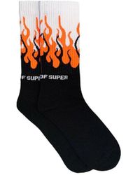 Vision Of Super - Socks With Fluo Flame - Lyst