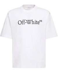 Off-White c/o Virgil Abloh - Off- Big Bookish Skate Cotton T-Shirt - Lyst