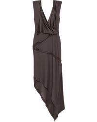 The Attico - Midi Dress With Twisted Detail - Lyst