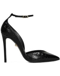 ALEVI - Camilla Crocodile-Effect Ankle-Strap Pumps - Lyst