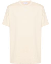 Off-White c/o Virgil Abloh - Off- Cotton T-Shirt With Arrows Emblem - Lyst