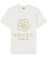 KENZO - Slim-Fit Cotton T-Shirt With "Boke Flower" Embroidery - Lyst