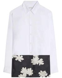 Dries Van Noten - Shirt With Floral Detail - Lyst