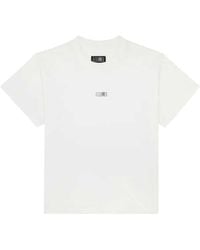 MM6 by Maison Margiela - Crewneck T-Shirt With Logo - Lyst