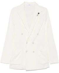 Lardini - Blazer Lavorato A Maglia - Lyst