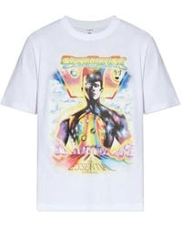 CASABLANCA - T-Shirt With Logo - Lyst
