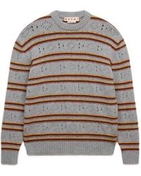 Marni - Cashmere Open-Knit Sweater - Lyst