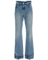Haikure - Flora Straight-Leg Jeans, Washed-Out Effect - Lyst