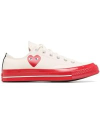 COMME DES GARÇONS PLAY - Sole Low Top - Lyst