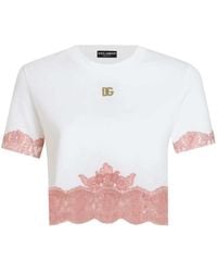 Dolce & Gabbana - Dna T-Shirt With Dg Logo - Lyst