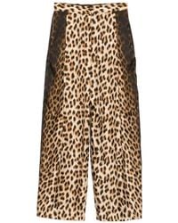 Sportmax - Spxoblo Animal Print Pants - Lyst