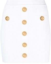 Balmain - Skirts white - Lyst