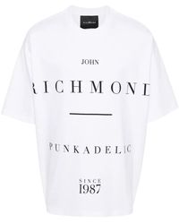John Richmond - T-Shirt With Print - Lyst