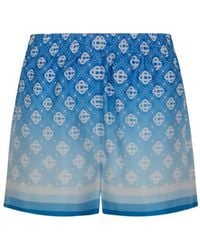 CASABLANCA - Diamond Monogram Shorts - Lyst