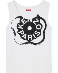 KENZO - Boke Flower 2.0 Ribbed Tank Top - Lyst