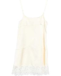 Stella McCartney - Mini Dress With Lace Trim - Lyst