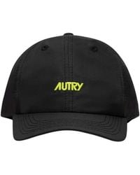 Autry - Nylon Baseball Cap With Embroidered Logo - Lyst