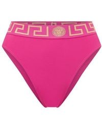 Versace - Greca Medusa Bikini Bottoms - Lyst