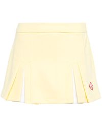 Casablanca - Mini Skirt With Embroidery - Lyst