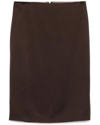 Tom Ford - Silk Pencil Skirt - Lyst