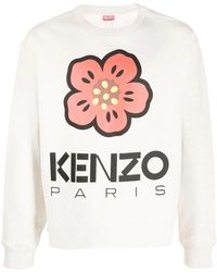 KENZO - Sweatshirt With Logo Print - Lyst
