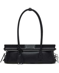Maison Margiela - 5Ac Leather Shoulder Bag With Logo - Lyst