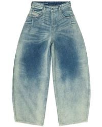 DIESEL - 1987 D-Khelz High-Rise Relaxed Jeans - Lyst