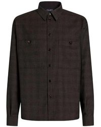 Dolce & Gabbana - Dolce & Gabbana Glen Plaid Shirt - Lyst