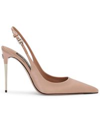 Dolce & Gabbana - Pumps With Back Strap - Lyst