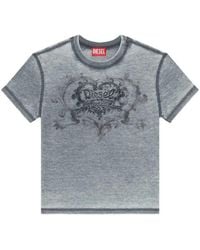 DIESEL - Cotton Blend T-Shirt - Lyst