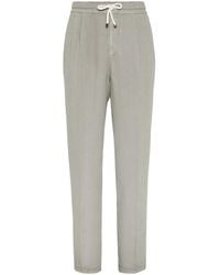 Brunello Cucinelli - Linen Trousers - Lyst