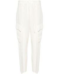 Brunello Cucinelli - Trousers With Monili Details - Lyst