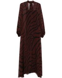 Raquel Diniz - Abito Con Stampa Zebrata - Lyst