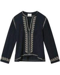 Isabel Marant - Cizalie Embroidered Top - Lyst