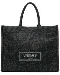 Versace - Baroque Athena Tote Bag - Lyst