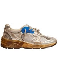 Golden Goose - Running Sole Sneakers With A Worn Effect - Lyst