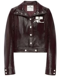 Courreges - Re-Edition Vinyl Jacket - Lyst