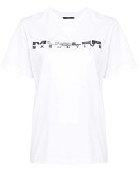 Mugler - Executive T-Shirt With Print - Lyst