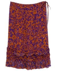 Dries Van Noten - Skirt 00330-Scotts Emb 3006 W.W. Skirt - Lyst