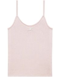 Courreges - Top A Coste-Donna - Lyst