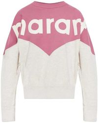 Isabel Marant - Houston Sweatshirt With Color Block Design - Lyst