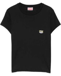 KENZO - Tiger Embroidered T-Shirt - Lyst
