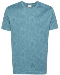 Etro - Cotton T-Shirt With Logo Embroidery - Lyst