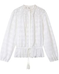 Isabel Marant - Polly Cotton Blouse - Lyst