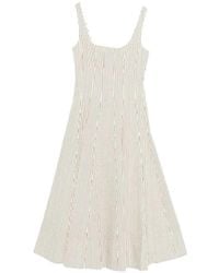 STAUD - Wells Midi Dress - Lyst