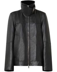 Sportmax - Oversized Leather Jacket - Lyst