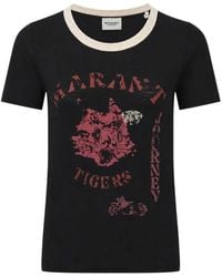 Isabel Marant - Kiliann Graphic-Print T-Shirt - Lyst